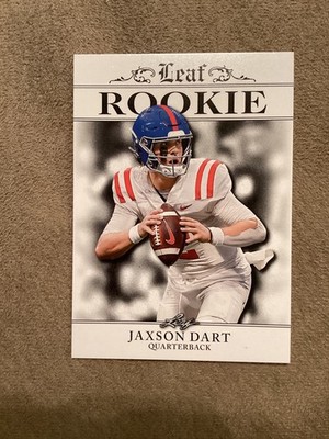 2024 Jaxson Dart Leaf Rookie
