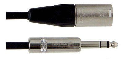 GEWA Mikrofonkabel Basic Line VE10   3 m, XLR (weiblich) auf 6,3 mm Mono-Klinke