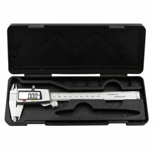6 Inch Stainless Steel Vernier Caliper Digital Measuring Tool with LCD Display