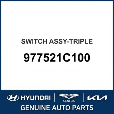 1999-2006 Hyundai Accent Switch Assembly-Triple OEM New 977521C100