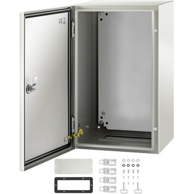 20x12x10'' Toughened Steel Enclosure with Galvanized Mounting Plate