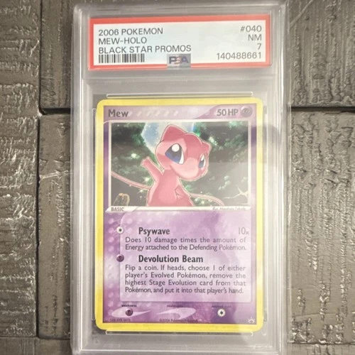 2006 Blackstar Promo Mew #040 PSA 7