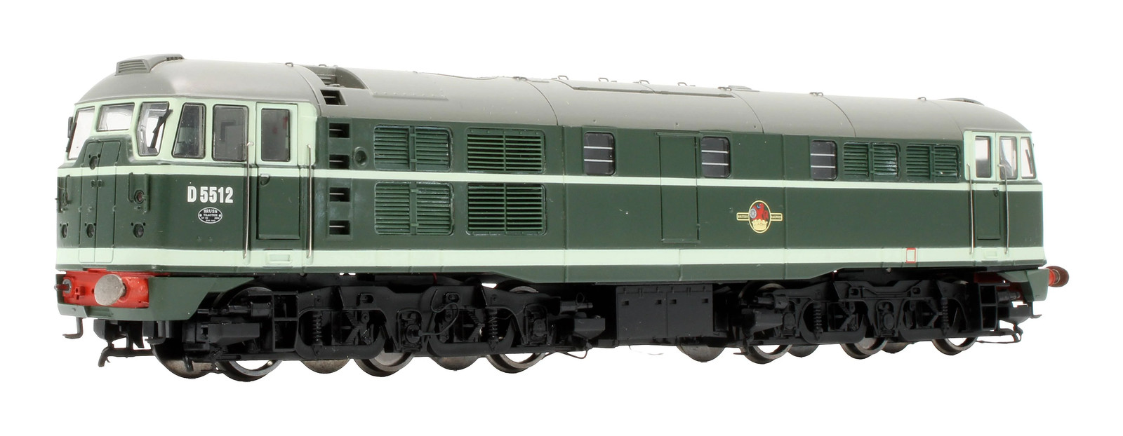 HORNBY 'OO GAUGE' R2420 BR GREEN A-I-A CLASS 31 D5512 DIESEL ELECTRIC LOCOMOTIVE