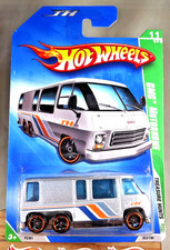 2009 Hot Wheels #53 Treasure Hunts 11/12 GMC MOTORHOME Silver w/Black OH5 Spokes
