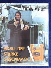 Reval ohne Filter Zigaretten, originale Werbung aus 1984