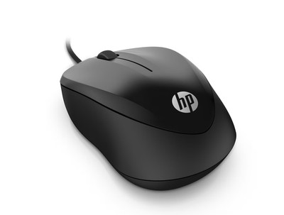 HP Wired Mouse 1000 3 Tasten 1200 DPI USB  (4927)
