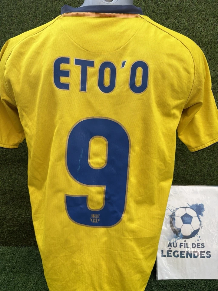 Maillot Eto'o Barcelona Nike Football Shirt Jersey Maglia Calcio Vareuse Trikot - Photo 1/4