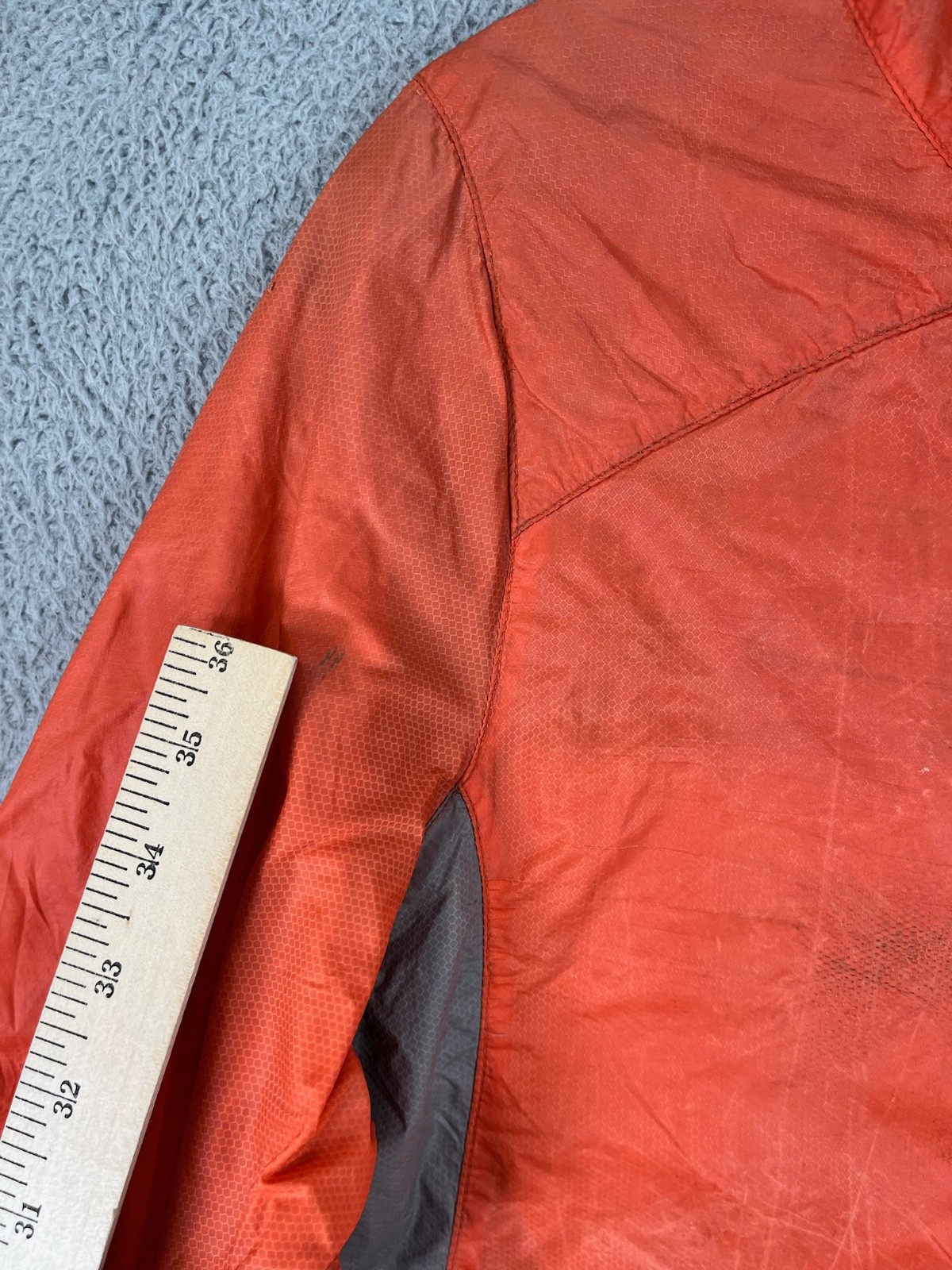 Ultimate Direction Jacket Men Medium Orange Hoode… - image 4