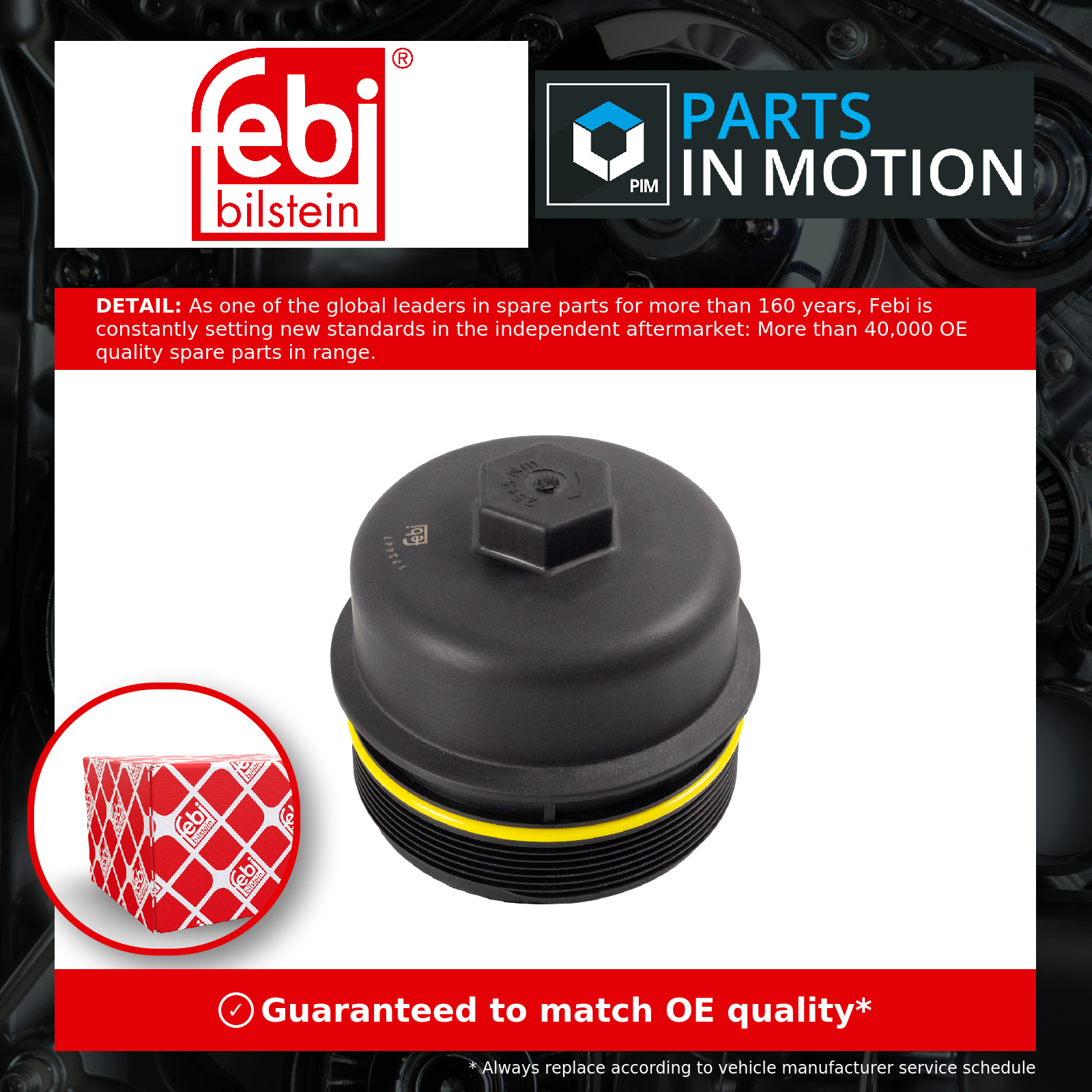 Febi Bilstein Oil Filter Housing Cap - 173447 - OE Matching Precision Fit - Image 2