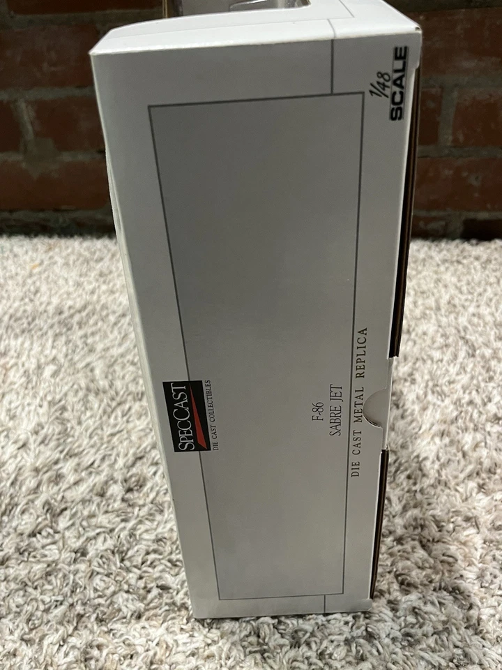 1/48 SpecCast F-86 Sabre Jet John Glenn Mig Mad Marine Diecast Airplane 11" NIB - Image 4 of 4