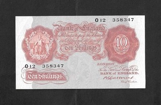 CATTERNS 10 SHILLINGS B223 1930 BANK OF ENGLAND
