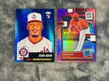 Joan Adon 2022 Topps Platinum Blue Prism Refractor Optic Rated Rookie Pink Prizm