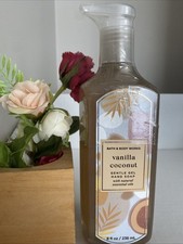 1 New VANILLA COCONUT BATH BODY WORKS CLEANSING GEL HAND SOAP