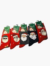 Calcetines de Navidad para hombre 5 pares, calcetines altos de algodón, calidad premium, talla 7-12