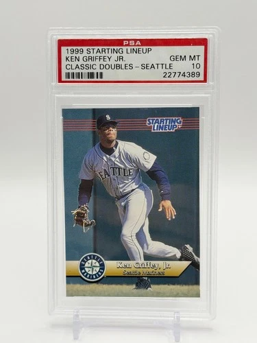 1999 Starting Lineup Ken Griffey Jr Classic Doubles Seattle PSA 10 - PSA Pop 3