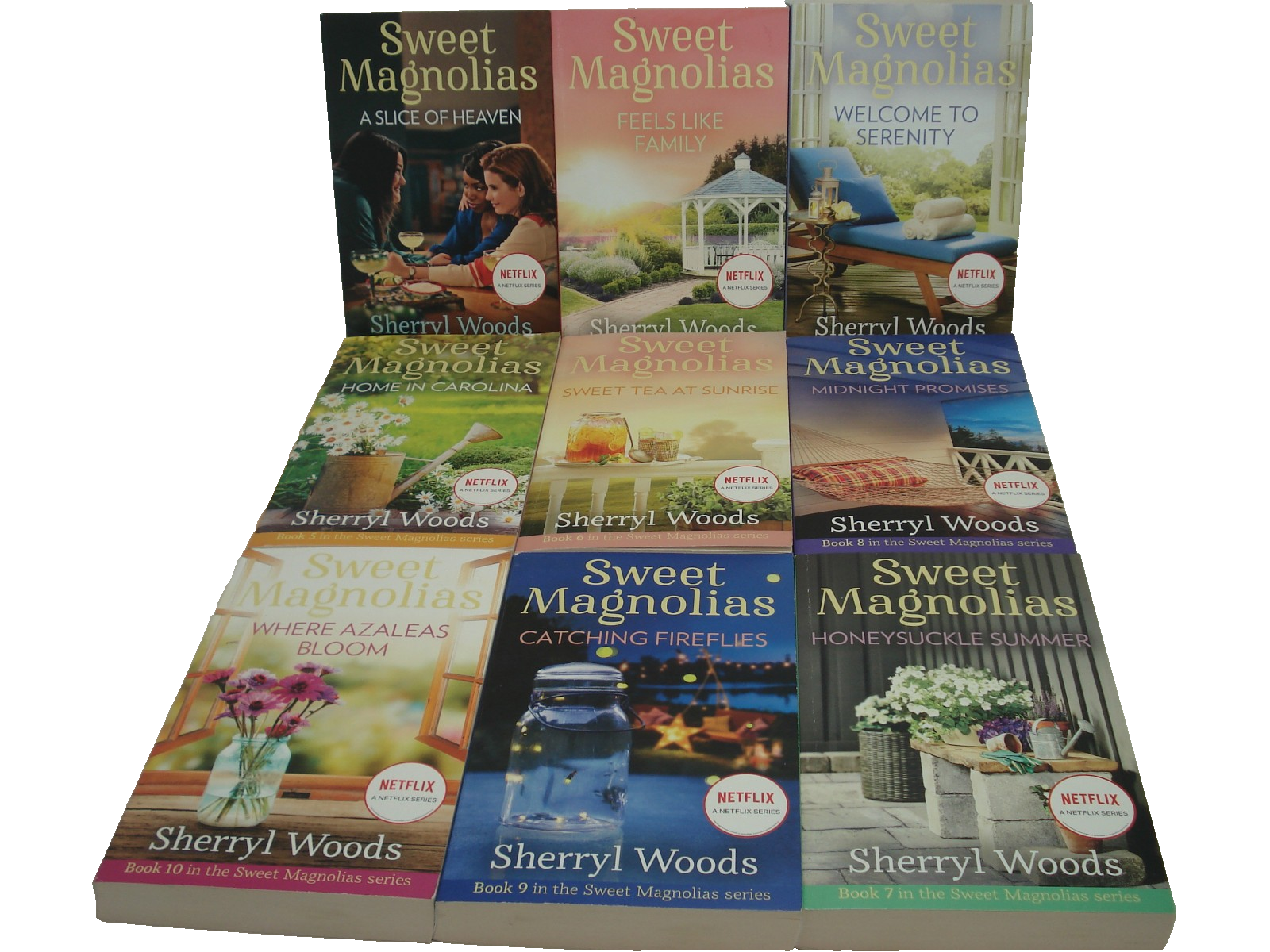 Sherryl Woods NETFLIX 9x The Sweet Magnolias Series  p/b Books 2 - 10 Free P & P