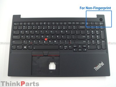 New/Orig Lenovo ThinkPad E15 Gen 2 Palmrest Keyboard Bezel US BL BLK for No-FPR