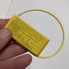 RFID Tamper Evident Security Cable Seal Tag Yellow
