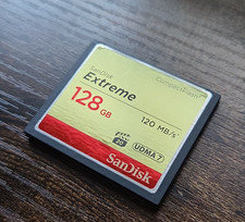 SanDisk Extreme CompactFlash CF 128GB UDMA 7 120MB/s High Speed Memory Card