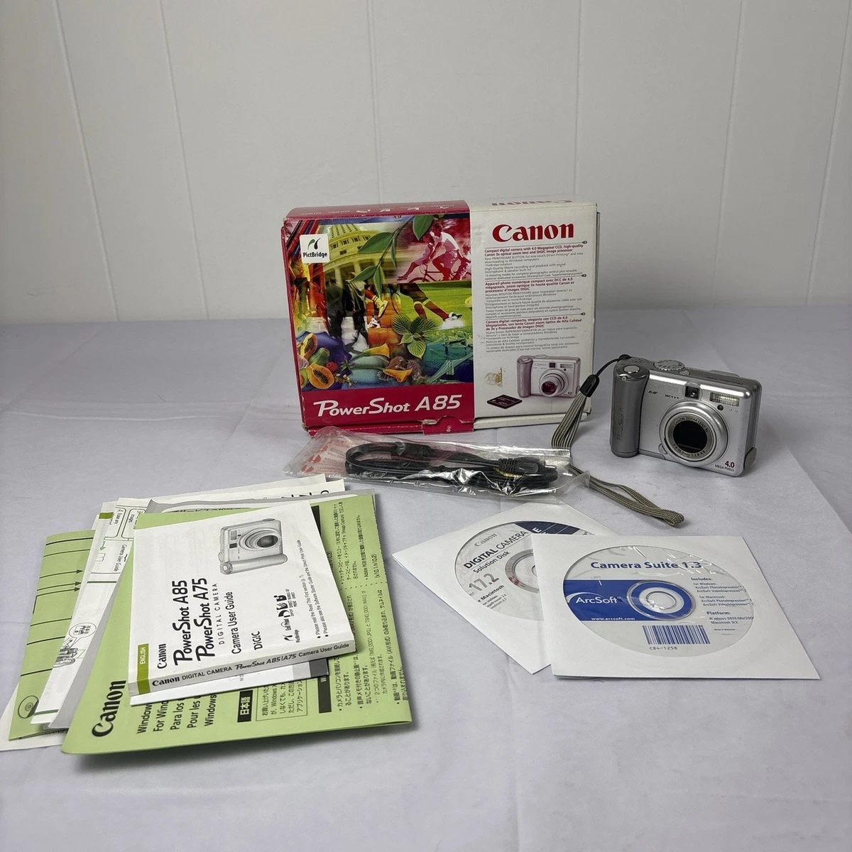 Canon PowerShot A85 Digital Cameras with Auto Power Save for Sale