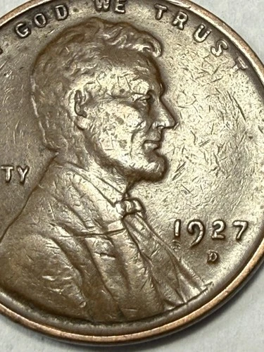 * 1927-D LINCOLN CENT- VF+  (UPGRADE THAT SPOT IN YOUR SET)  PRICED TO SELL🔥 *