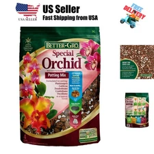 Special Orchid Mix -  Grade Orchid Bark Potting Mix for Potting, Repotting, E...