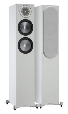 Monitor Audio Bronze 200 (6G) Standlautsprecher weiß/grau [Paar] Boxen Speaker