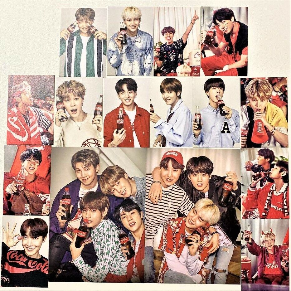 BTS COCA COLA Official Limited Photocards Photo Card PC Full BTS COCA COLA Official Limited Photocards Photo Card PC Full