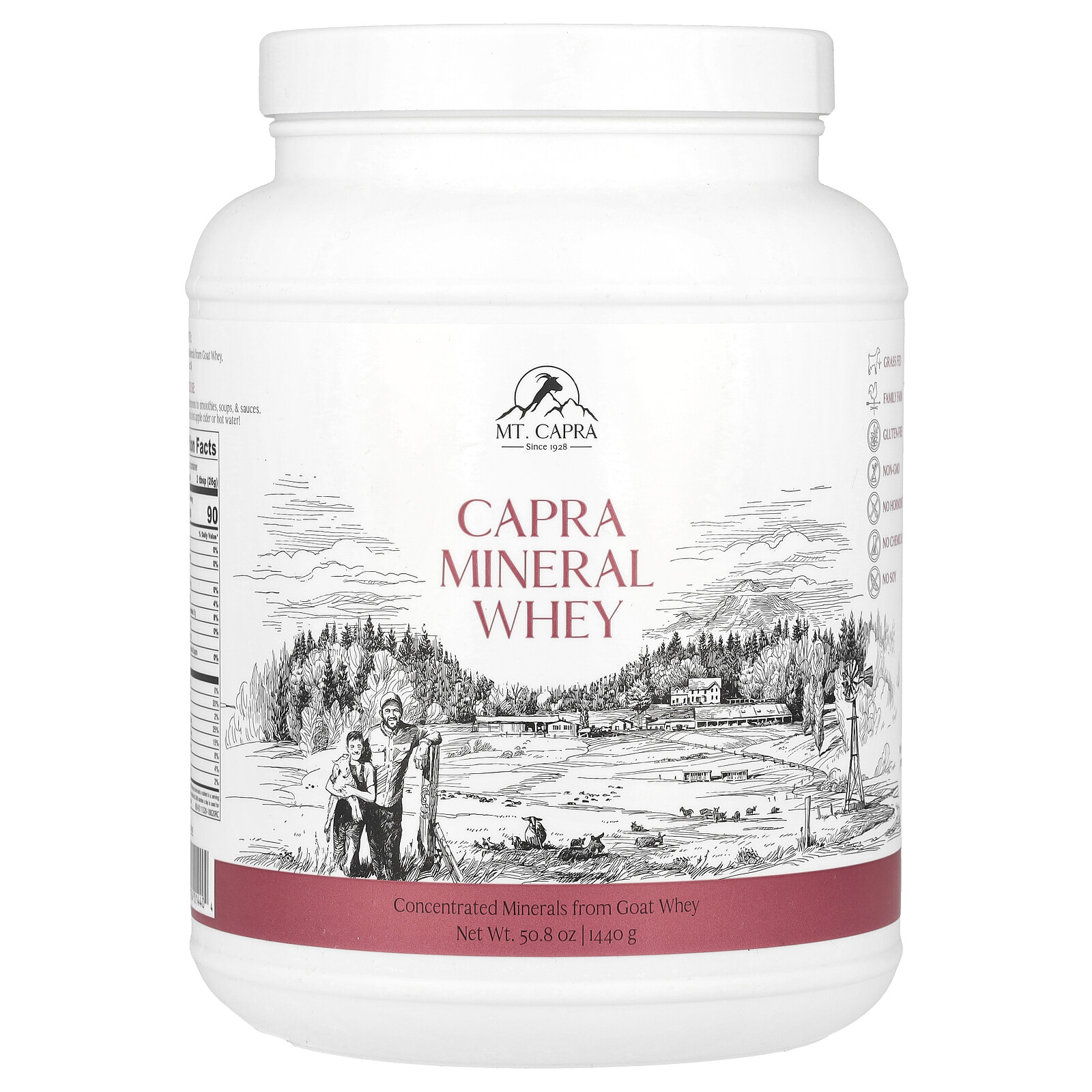 Mt Capra Capra Mineral Whey 50 8 унций 1440 г полностью натуральный без химикатов 12590₽