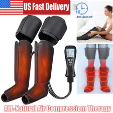 BOB AND BRAD Leg Massager with Heat Air Compression Foot Massager Pain Relief