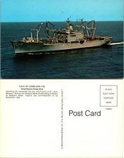 USS St Louis Amphibious Cargo Ship Missouri MO Postcard