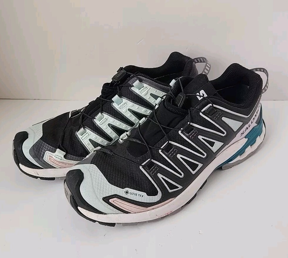 Zapatos Salomon XA PRO 3D V8 GTX Gore-Tex para mujer talla 8 verde como nuevo/negro ¡Geniales!