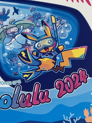 ポケモン　WCS2024 ポスター Pokemon World Championships Honolulu 2024 Nintendo NY