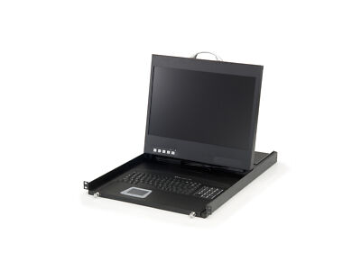 Level One KVM-8901FR LevelOne KVM Switch 8901 19'' WIDESCREEN LCD RACK CONSOLE