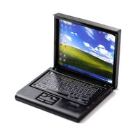 Laptop Black Folding Dollhouse Dollhouse 1:12 D1157 Laptop Black Folding Dollhouse Dollhouse 1:12 D1157