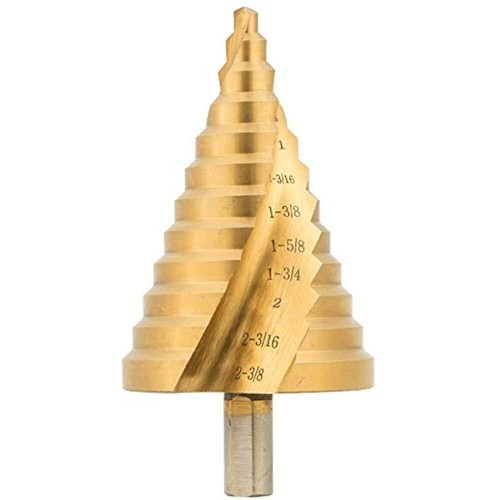 Large HSS Spiral Groove Step Drill Bit 