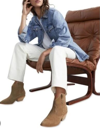Brand New French Connection Leather Mica Cowgirl Boots, Size 39 (RRP $199.95) - Picture 2 of 11