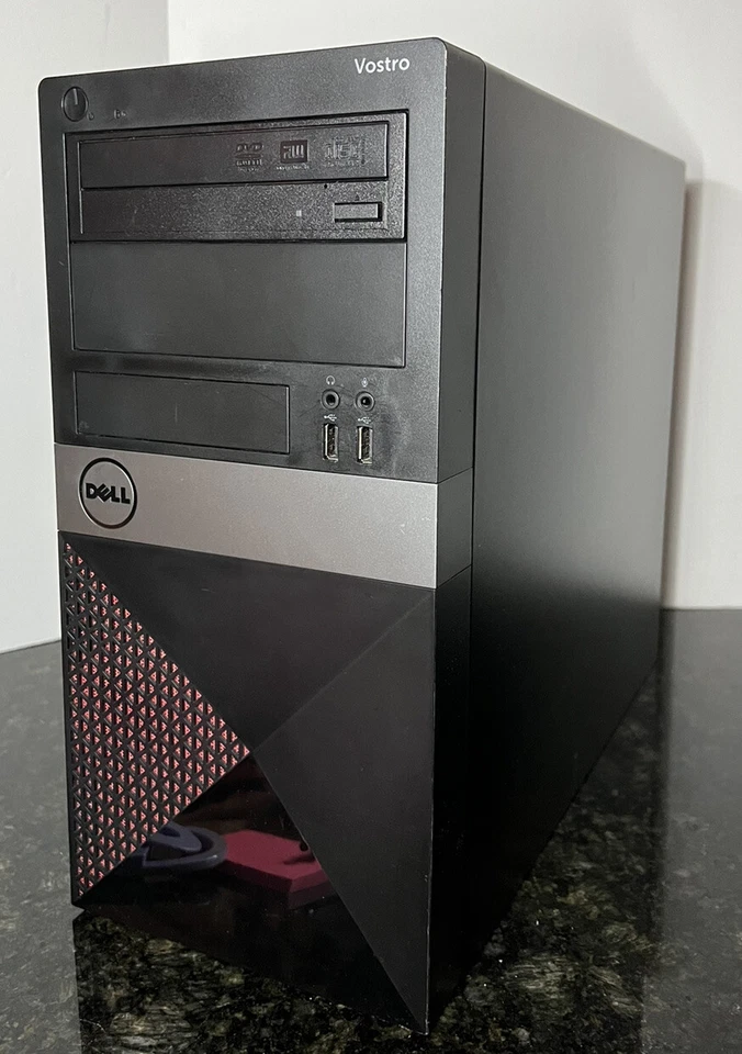Torre Dell Vostro 3905 AMD R8-7600 3,1 GHz 8 GB RAM 920 GB, Win 10 Pro, R9 360 GVC Foto 3 de 4