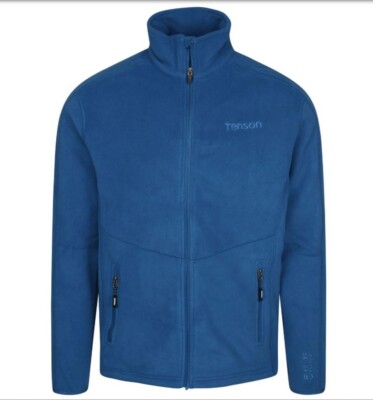 TENSON Miracle Fleece Thick Fleece Sweater/Pullover Blue Size: L  European Large