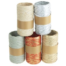 Synthetic Wraphia Raffia Roll, 5mm, 54-yard
