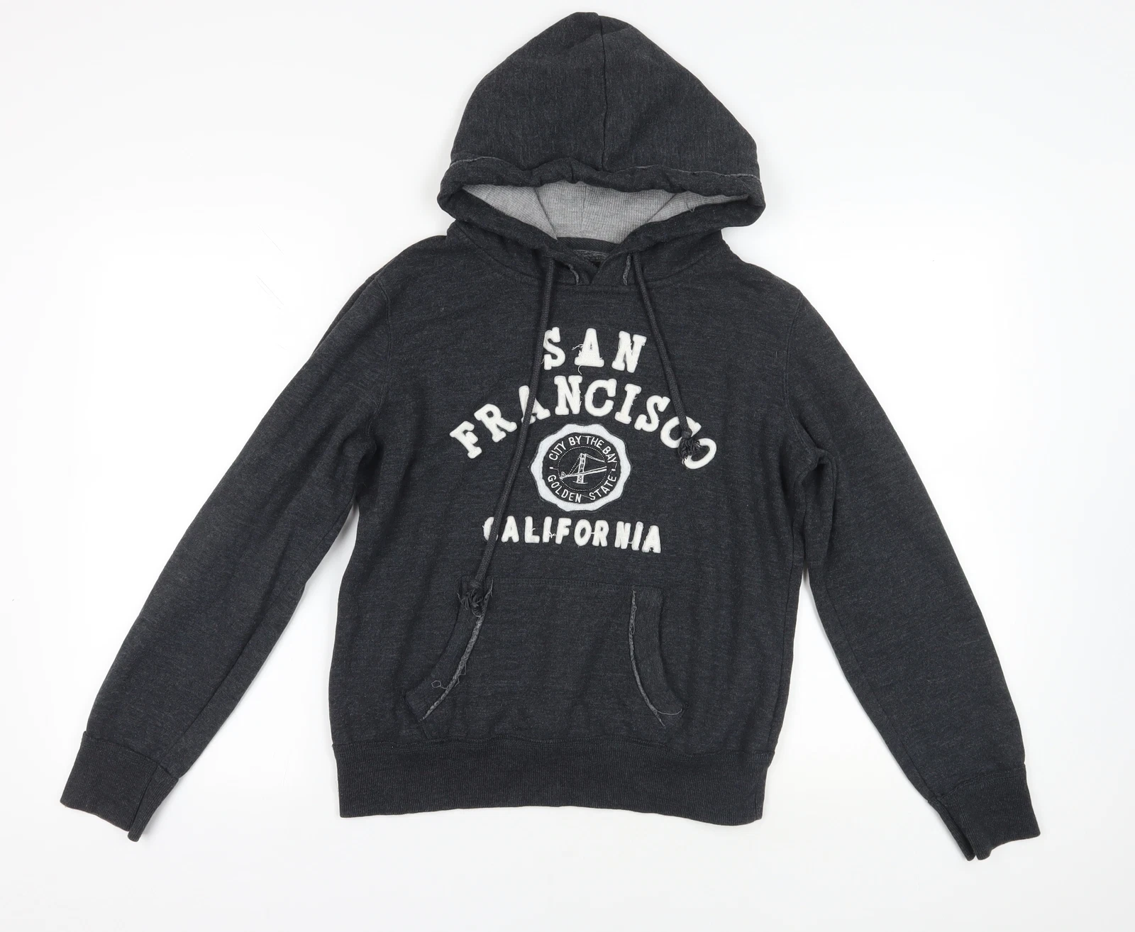 Urban Connection Black Pullover Hoodie, Large
