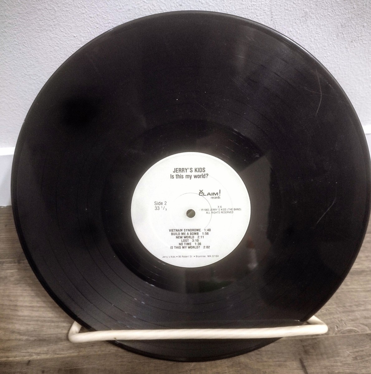 Jerry's kids ~ Is this my world? 1st Press Xclaim 1983 Rare Vinyl