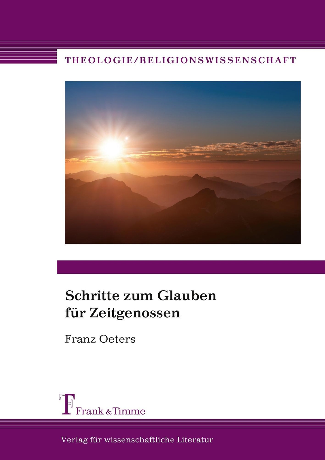 Thumbnail - Franz Oeters | Schritte Zum Glauben Für Zeitgenossen | Taschenbuch |