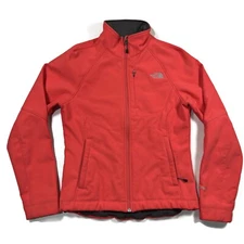 The North Face TNF Apex Jacket Womens Small Pink Zip Pocket Softshell Outdoor