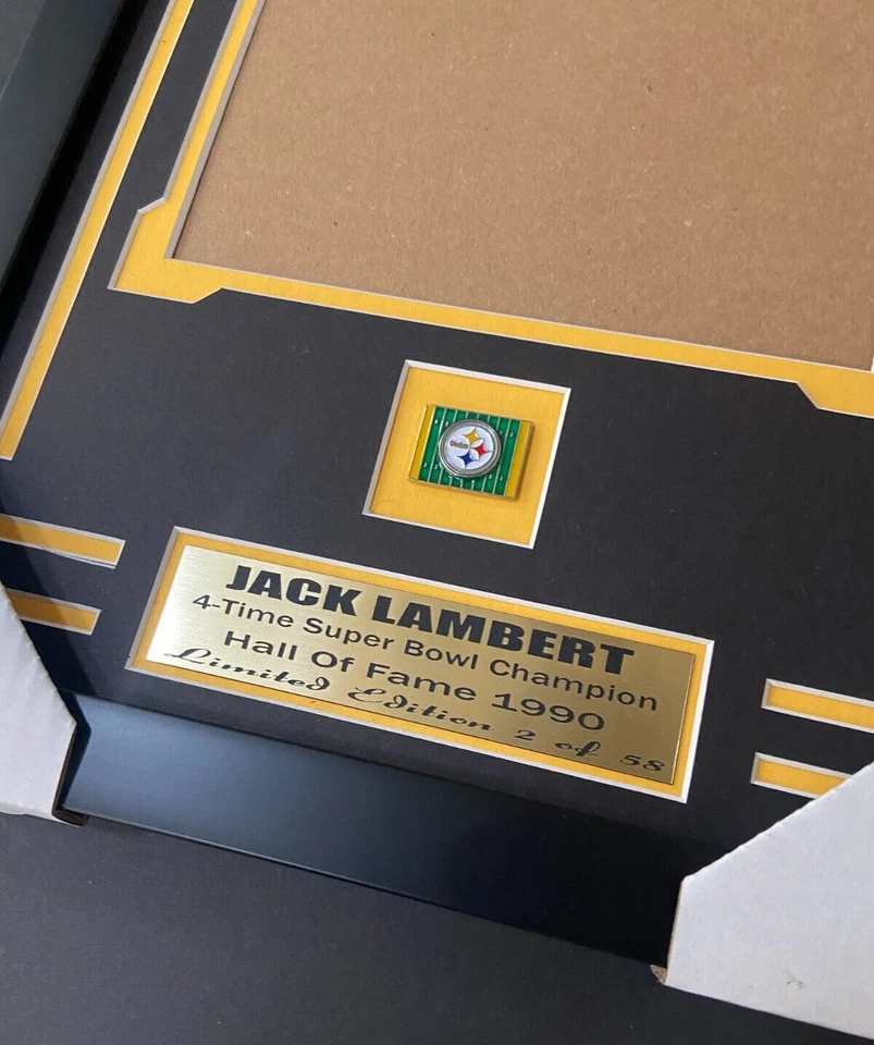 Kit Marco Personalizado Jack Lambert - Fotos 8x10 Doble Alfombrilla Vertical Foto 2 de 2