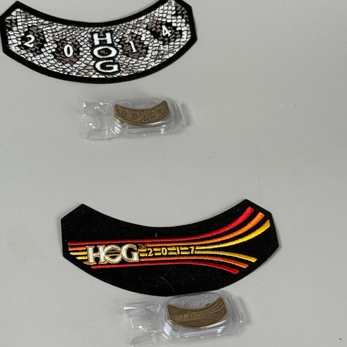 Harley-Davidson H.O.G. Member lot of 11 Patches & 14 Pins puls Keychain USA - Picture 5 of 9