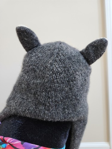 Wolf Hatscarf Hat Scarf by Nirvanna Designs - Super Cute and Warm! - Picture 4 of 9