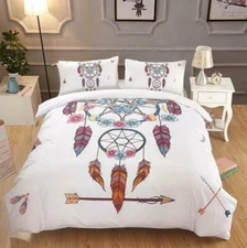 3D Arrow Feather ZHUA2702 Bed Pillowcases Quilt Duvet Cover Set Queen King Zoe