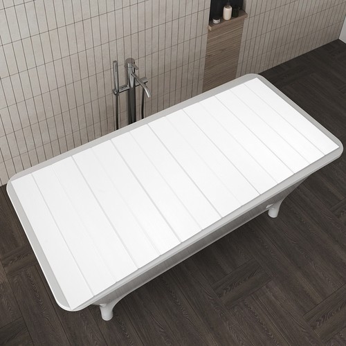 Bathtub Cover Foldable Bath Lid Insulation Dust Cover for Bathroom, Home, SPA