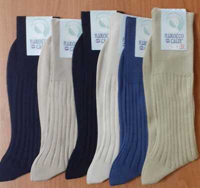 Barocco Leccese - 6 Paia Di Calzini Sanitari Corti Da Uomo In Lana Cal – Intimo Biancheria E Merceria Perdifumo - Foto 12